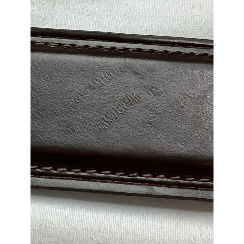 Columbia leather belt